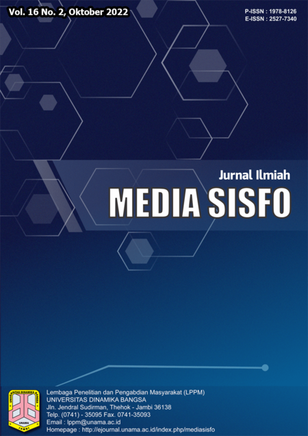 					View Vol. 16 No. 2 (2022): Jurnal Ilmiah Media Sisfo
				